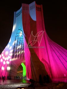 نورپردازی میدان آزادی