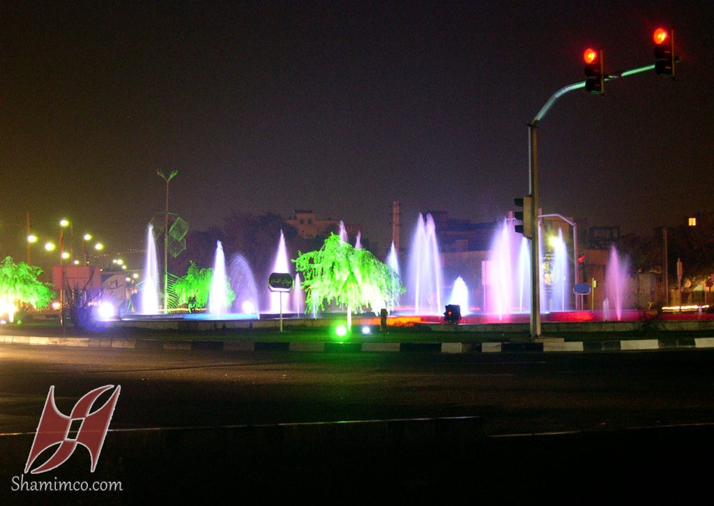 نورپردازی میدان الغدیر
