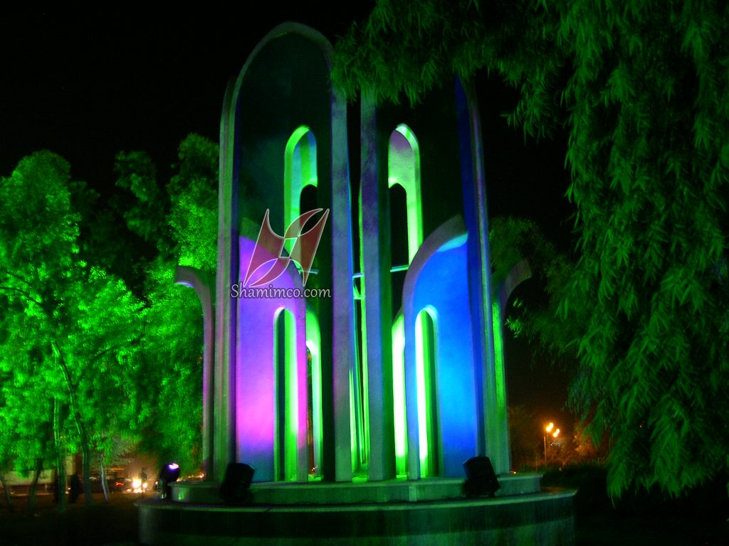 نورپردازی میدان نماز