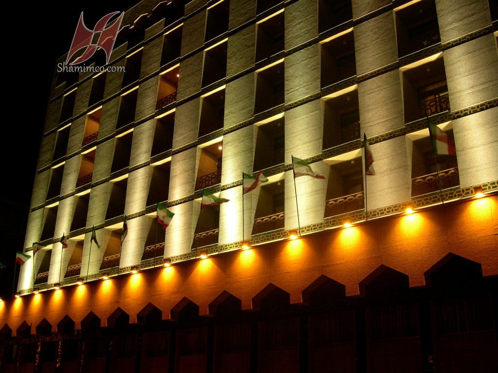 نورپردازی هتل کوثر اصفهان