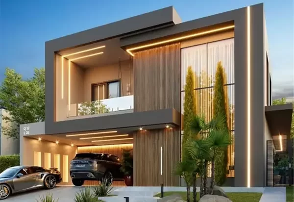 نورپردازی حرفه ای نمای ساختمان