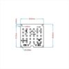ماژول LED مربعی  مدل EL-58X58-1003-L128 - Image 3