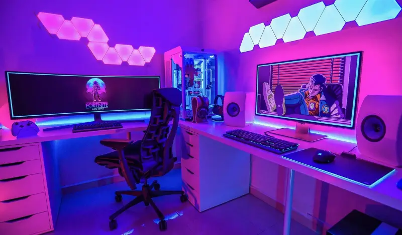 Gaming room lighting