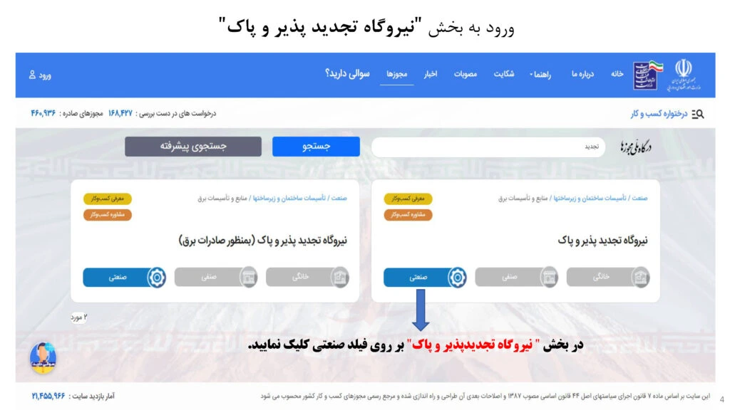 اخذ مجوز احداث نیروگاه خورشیدی