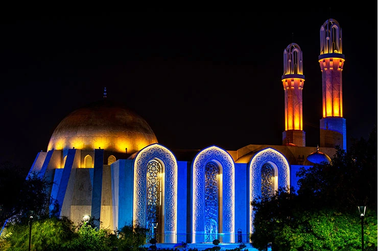 نورپردازی مسجد