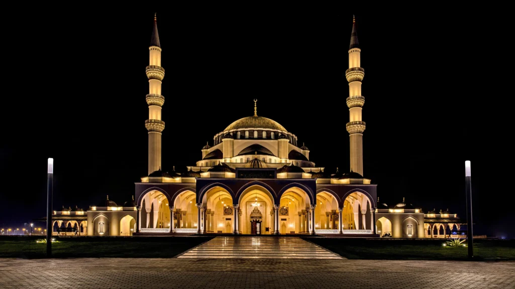 نورپردازی مسجد