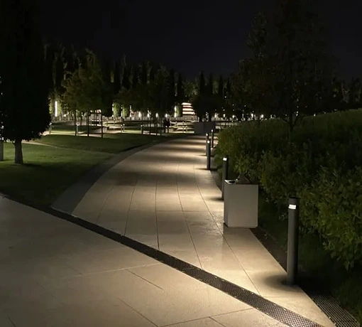 نورپردازی درختان و گیاهان در فضای باز